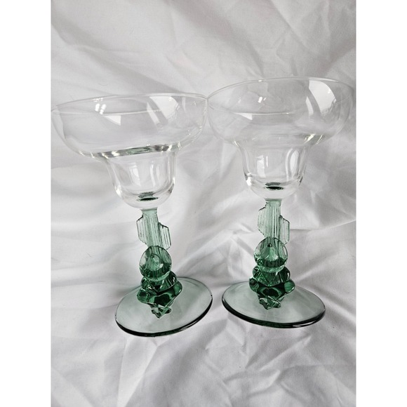 Other - Mexican Margarita Glasses Barware With Sleeping Siesta Man & Cactus Set‎ Of 2